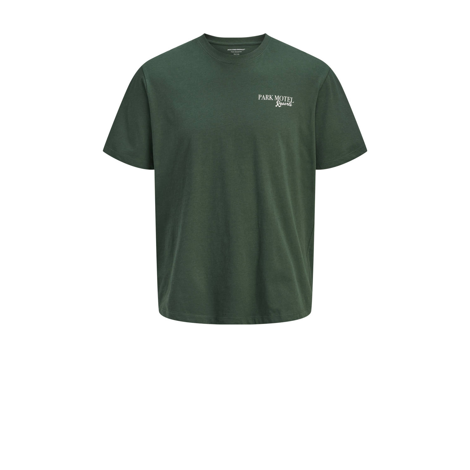 JACK & JONES ORIGINALS T-shirt donkergroen