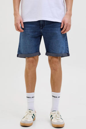 denim regular short JJIRICK JJIEVAN dark blue