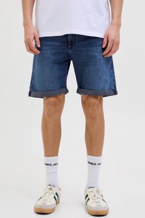 denim regular short JJIRICK JJIEVAN dark blue