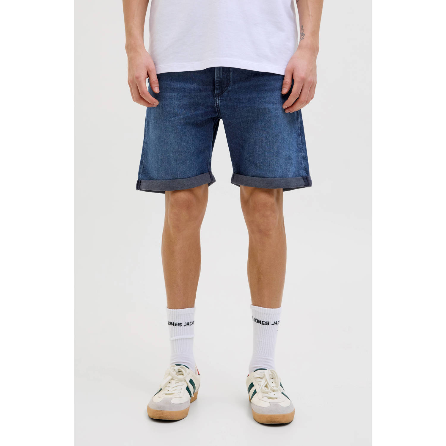 JACK & JONES JEANS INTELLIGENCE denim regular short JJIRICK JJIEVAN dark blue