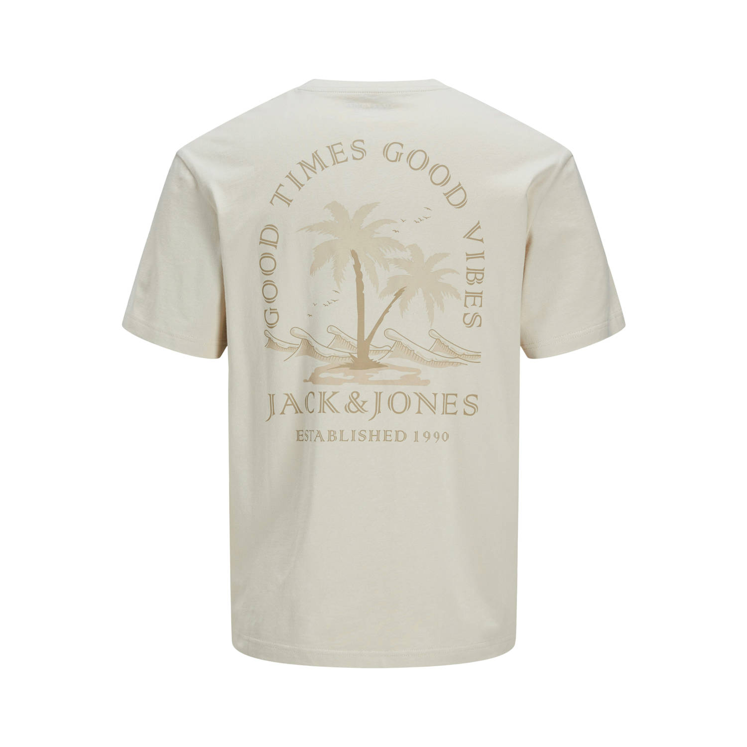 JACK & JONES PLUS SIZE T-shirt ecru
