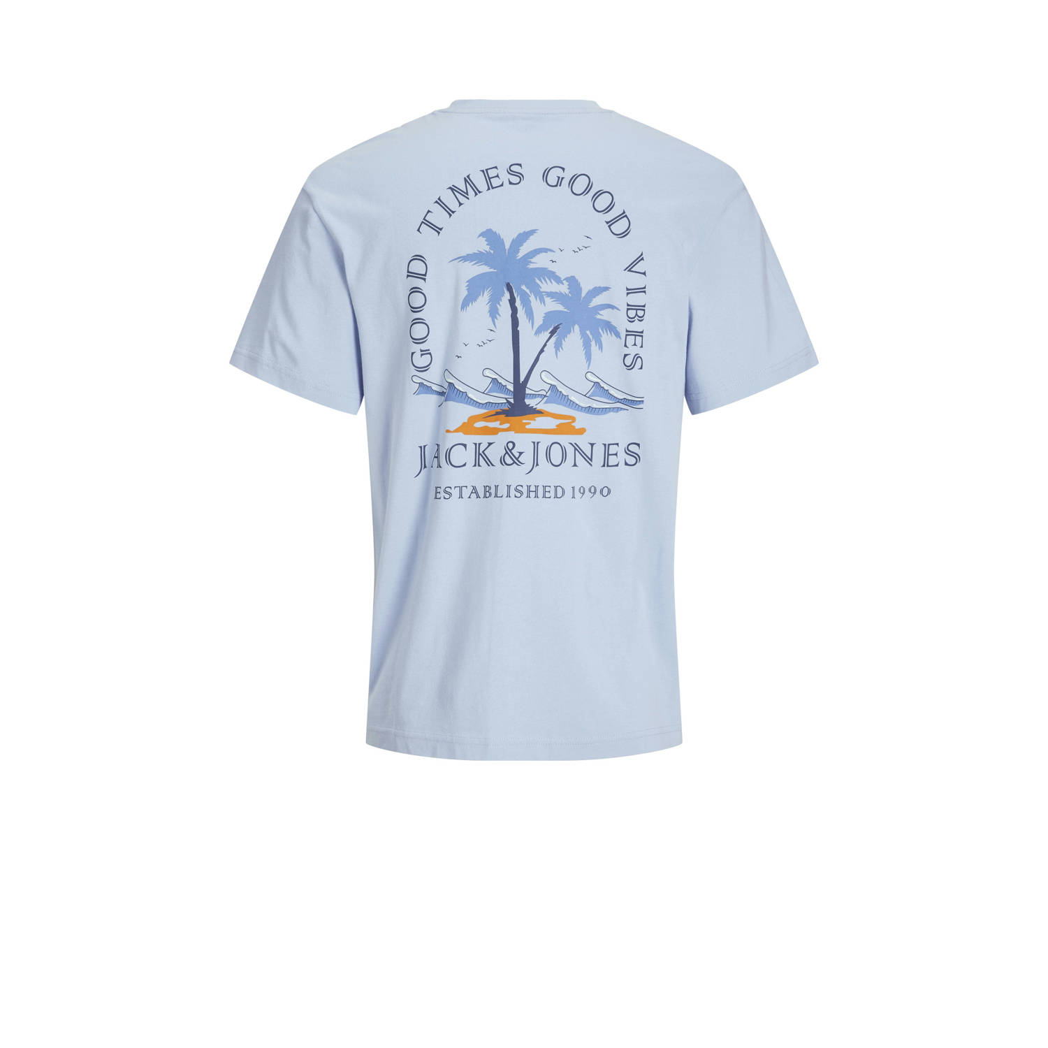 JACK & JONES PLUS SIZE T-shirt lichtblauw