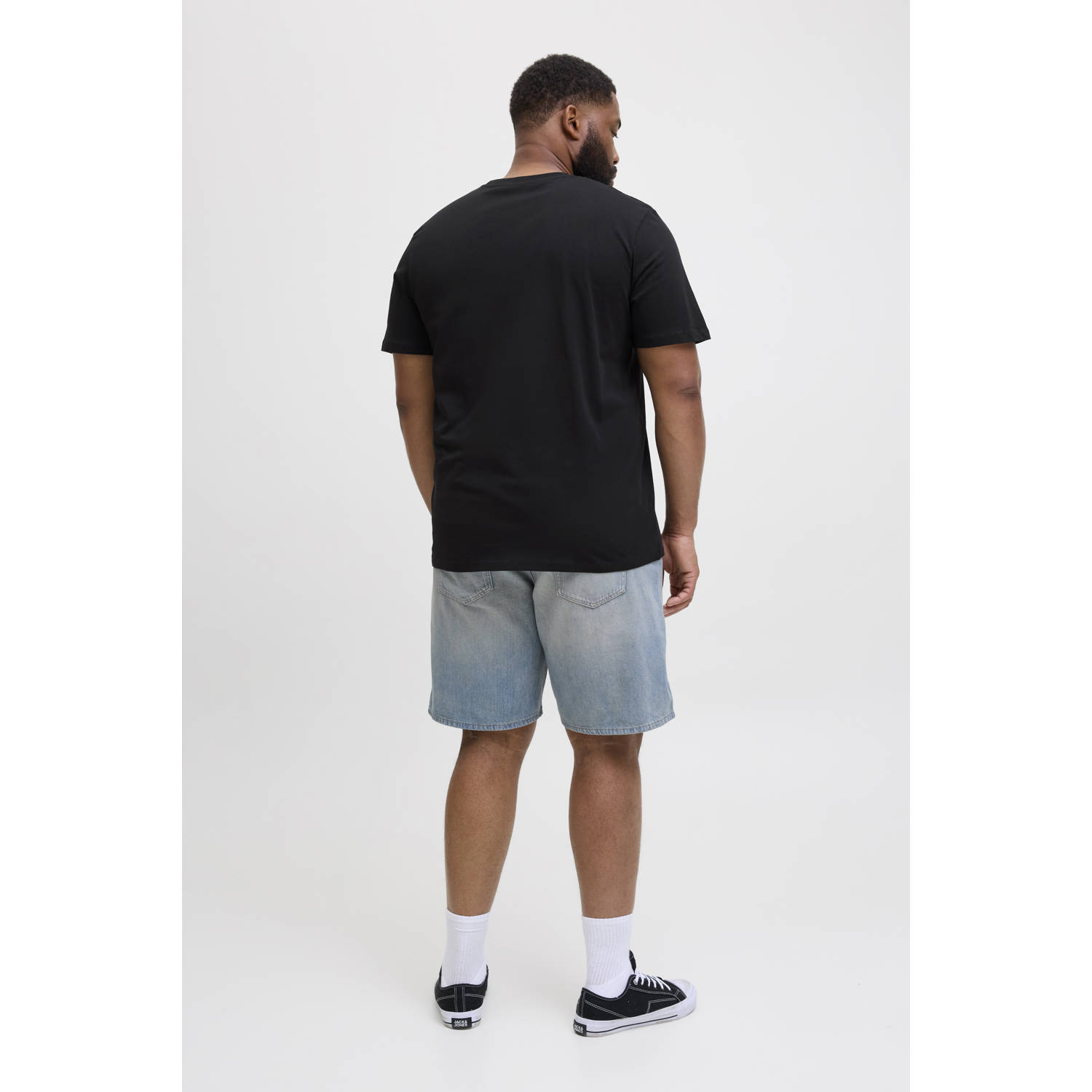 JACK & JONES PLUS SIZE T-shirt zwart