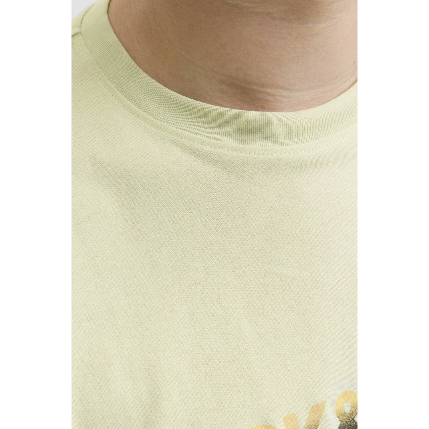 JACK & JONES PLUS SIZE T-shirt lichtgeel