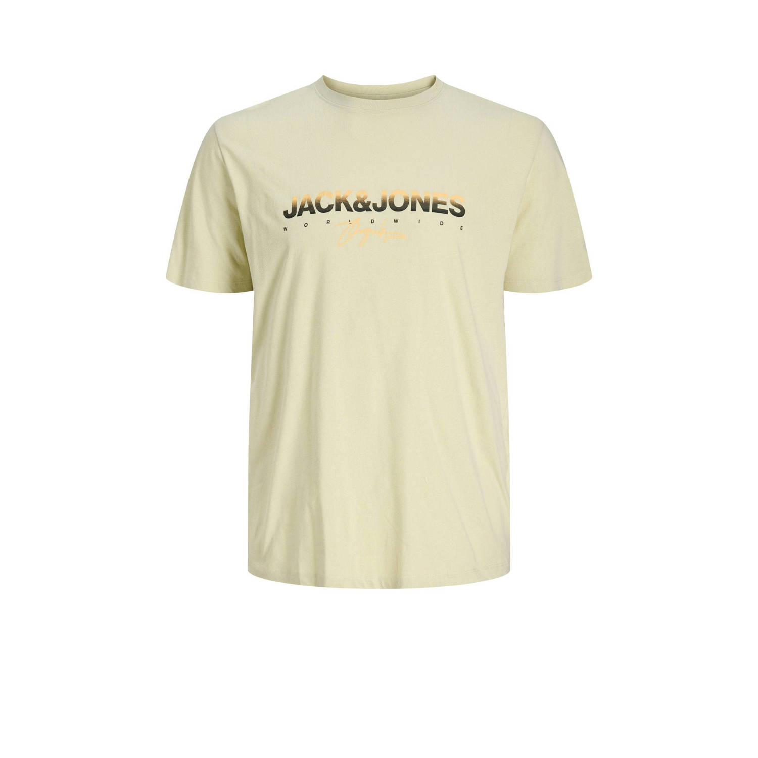 JACK & JONES PLUS SIZE T-shirt lichtgeel