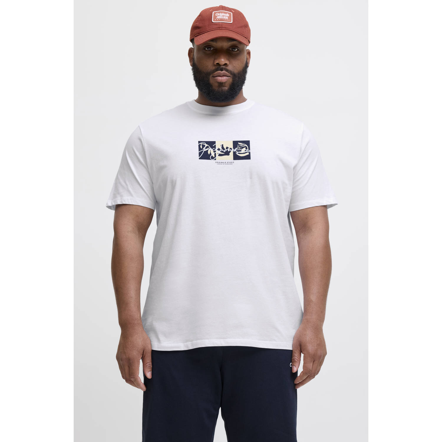 JACK & JONES PLUS SIZE T-shirt wit