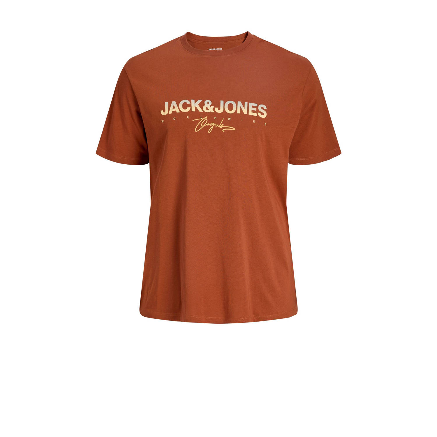 JACK & JONES PLUS SIZE T-shirt brique