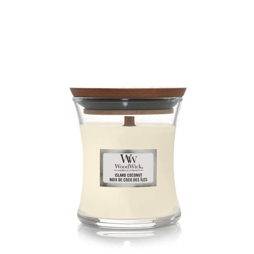 WoodWick geurkaars Island Coconut Mini afbeelding
