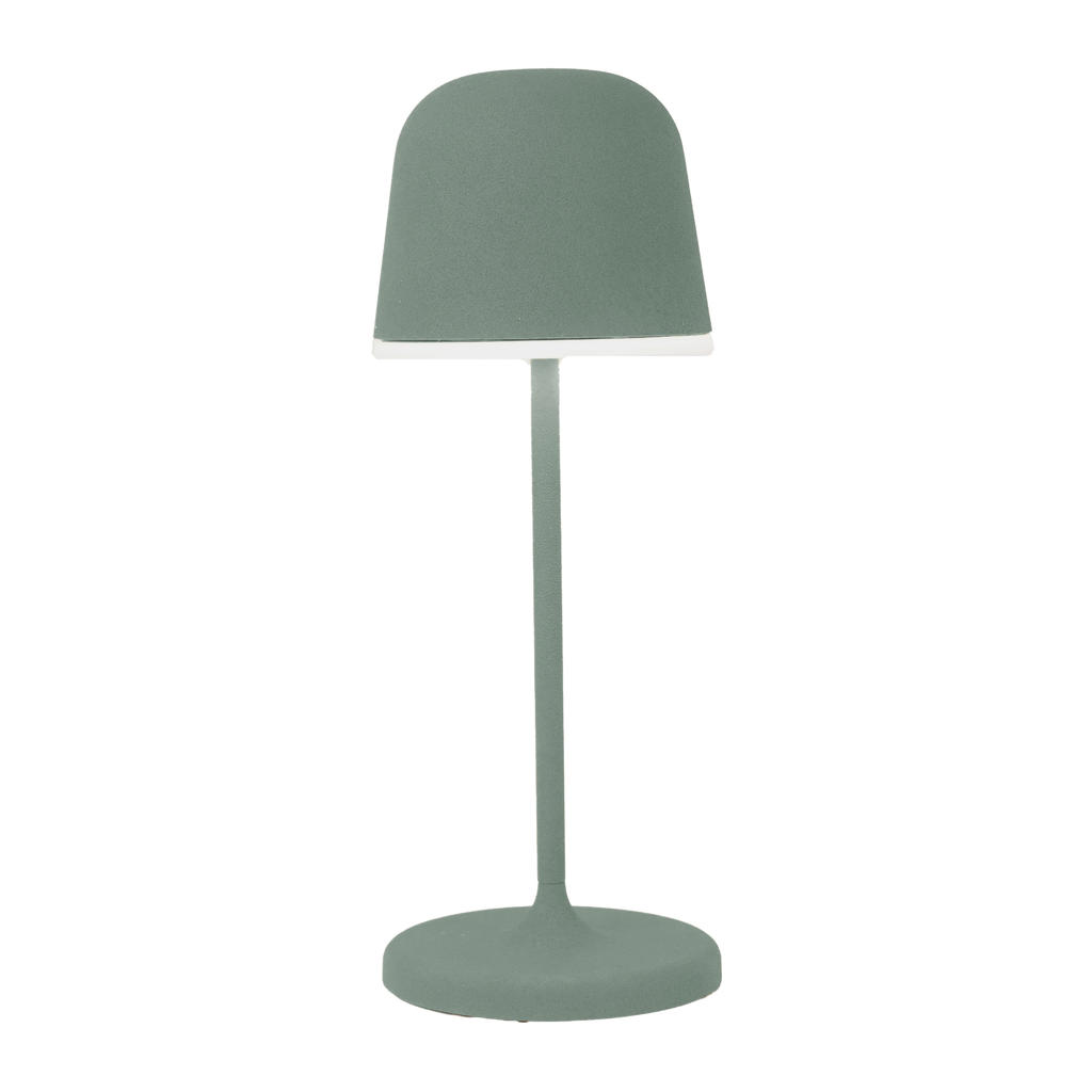EGLO Mannera-S Tafellamp - Priklamp - Draadloos - 20 cm - Groen/Wit - Oplaadbaar - Dimbaar - Binnen en Buiten