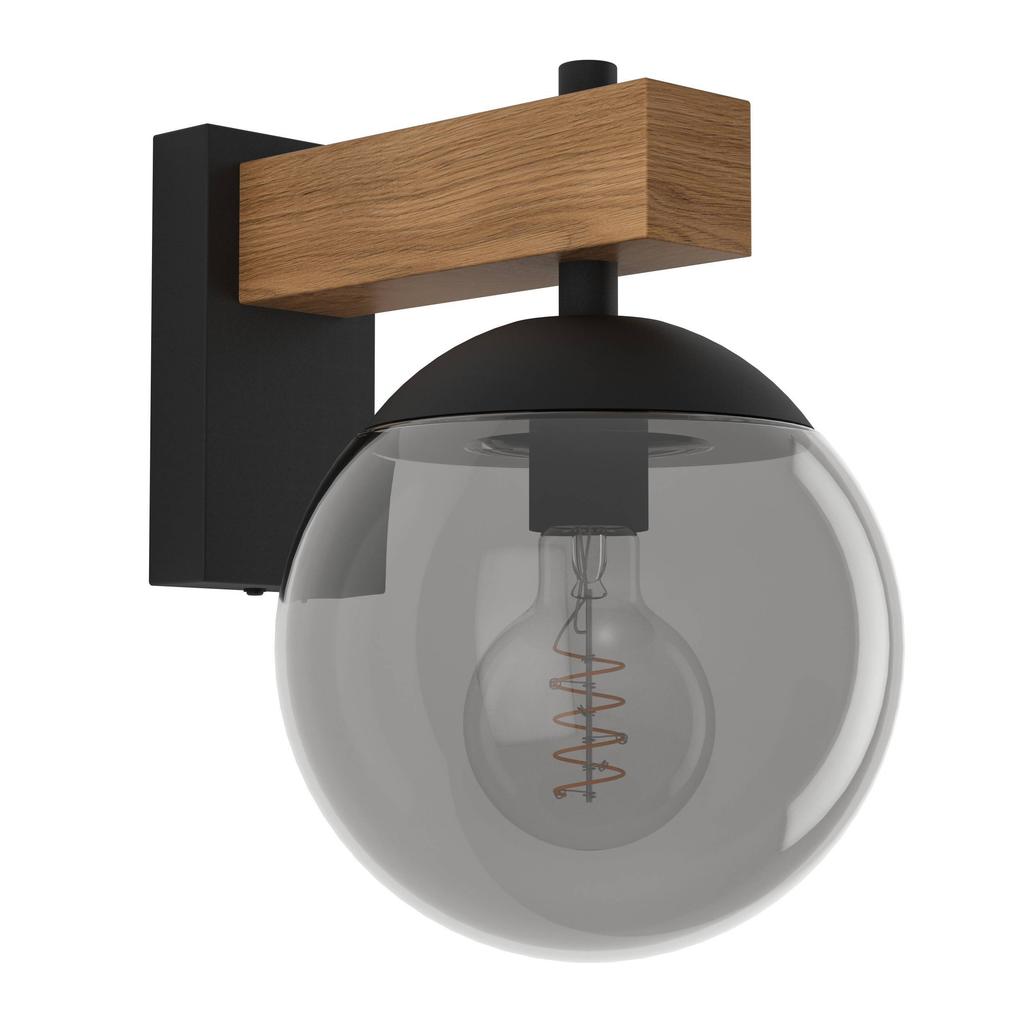 EGLO wandlamp buiten Bufalata - zwart