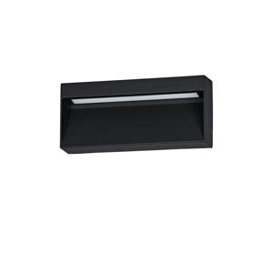 LED wandlamp buiten Maruggio - rechthoek - zwart