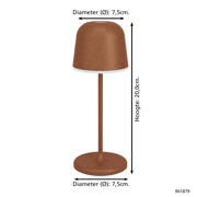 thumbnail: EGLO Tafellamp Mannera S Draadloos (20cm)