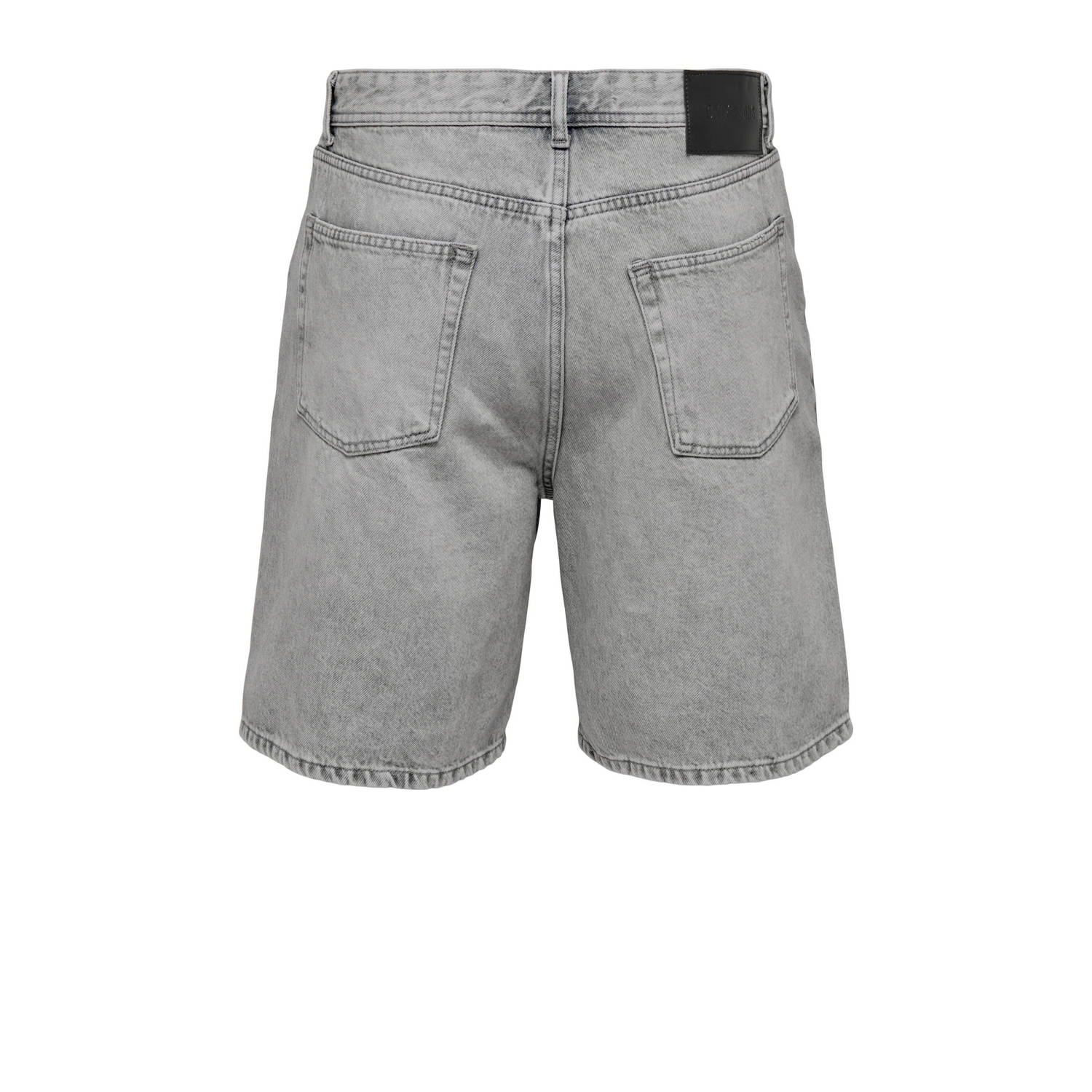 ONLY & SONS denim loose short ONSFADE grijs