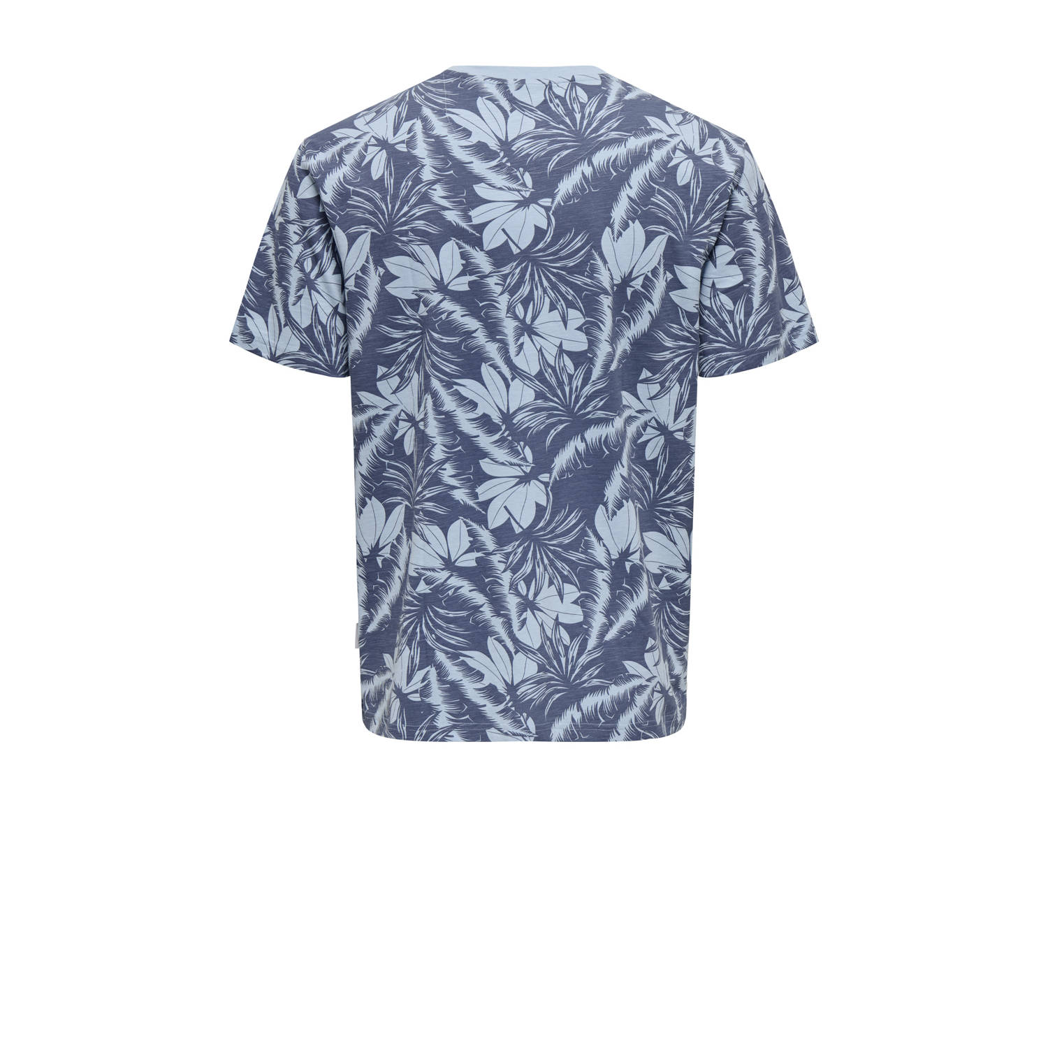ONLY & SONS regular fit T-shirt ONSPERRY blauw