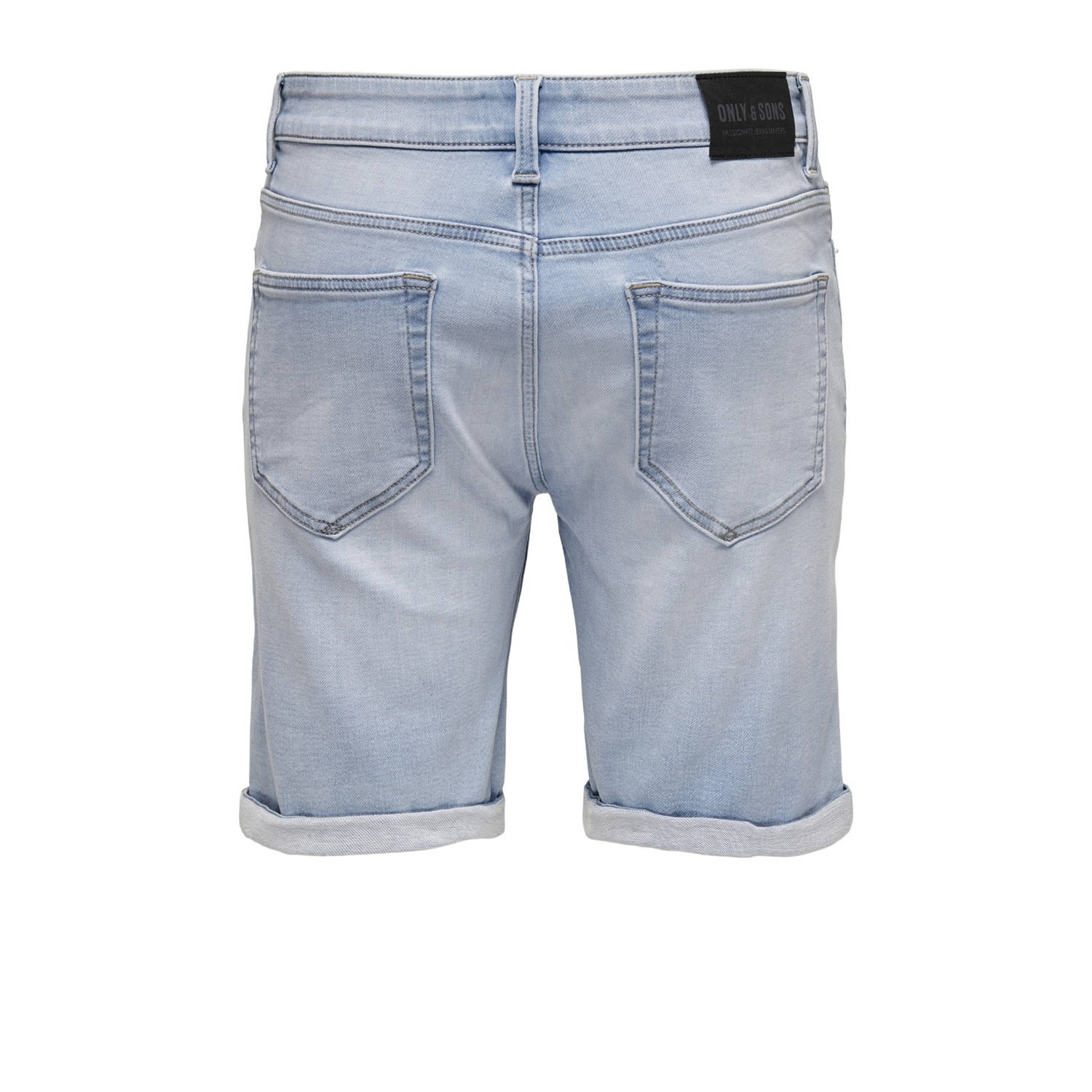 ONLY & SONS regular denim short ONSPLY light blue denim
