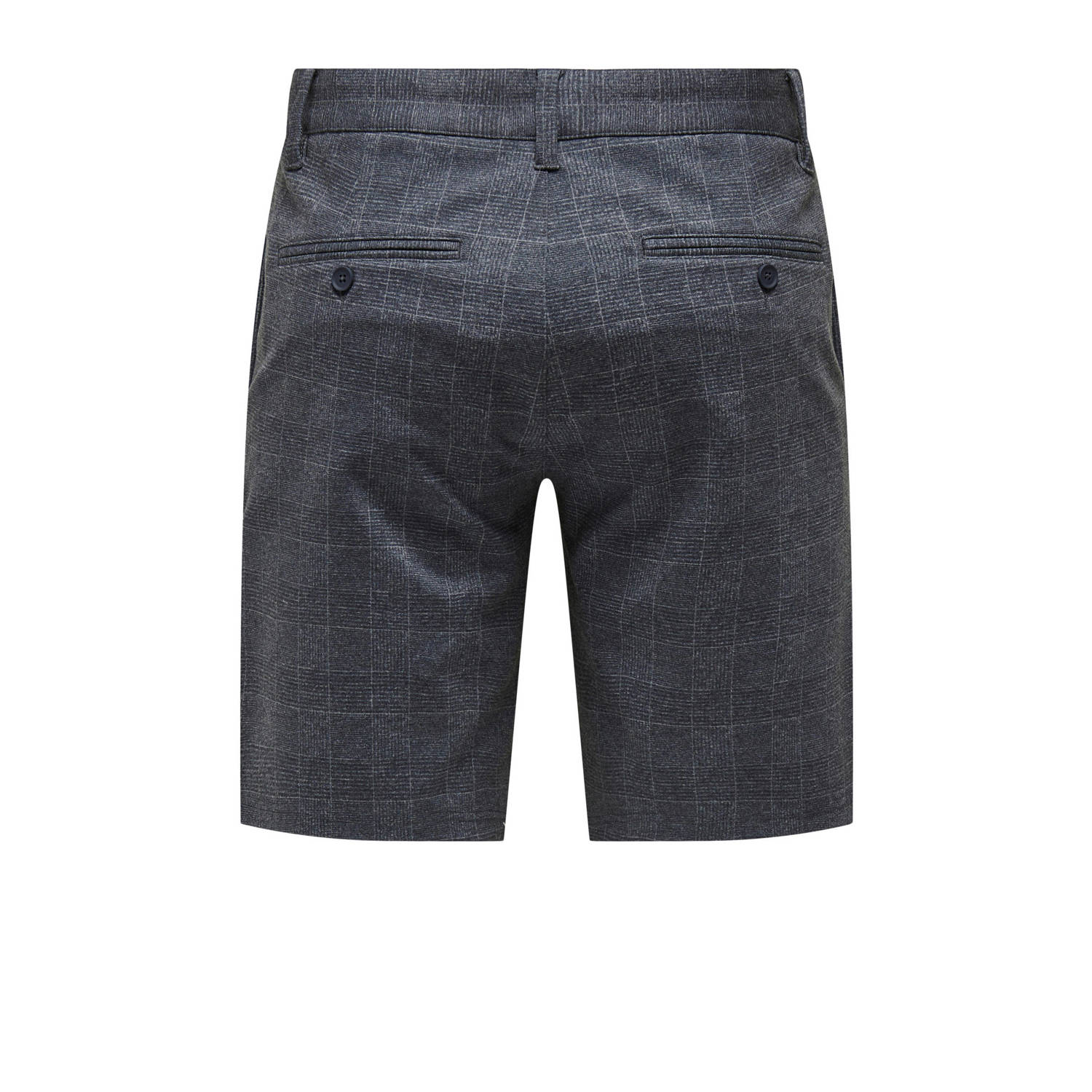 ONLY & SONS regular chino short donkerblauw