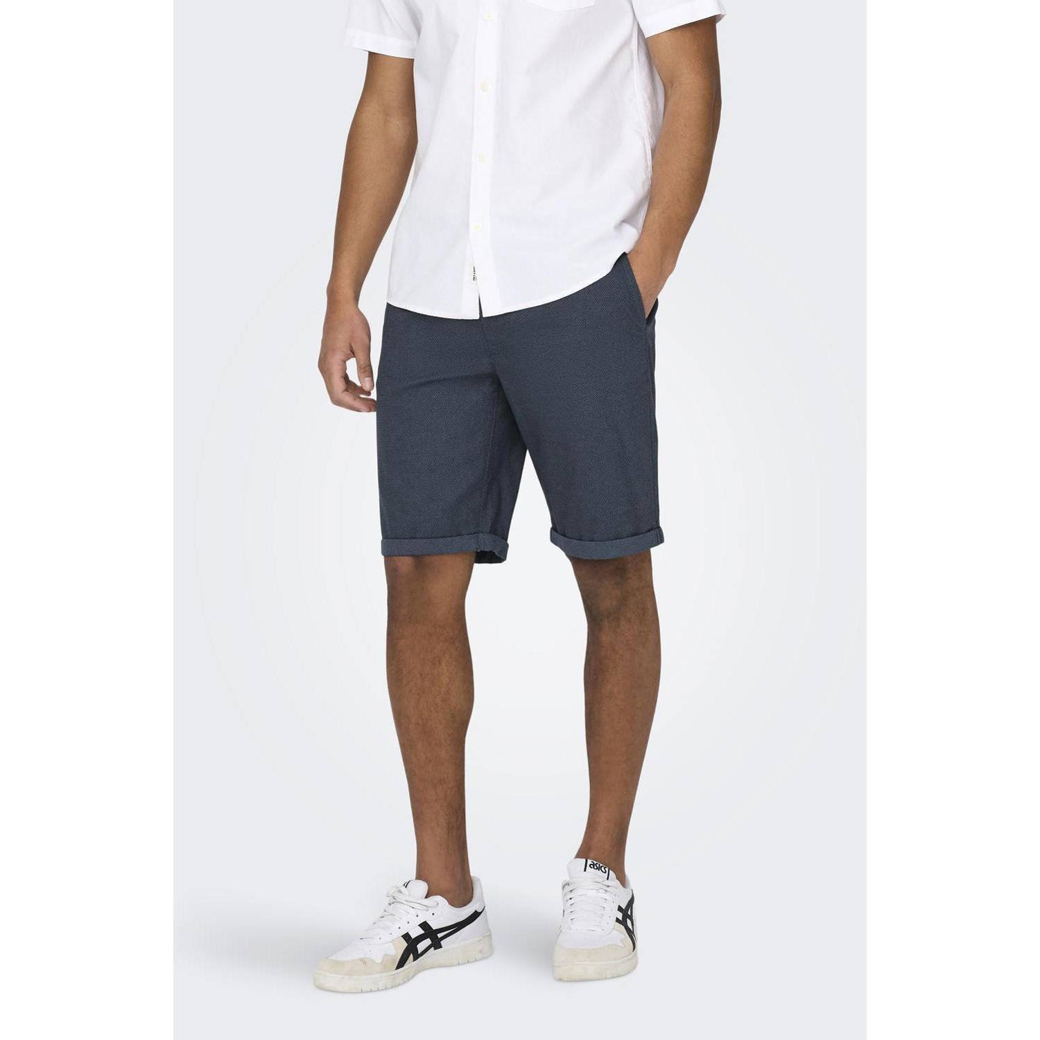 ONLY & SONS regular chino short violet