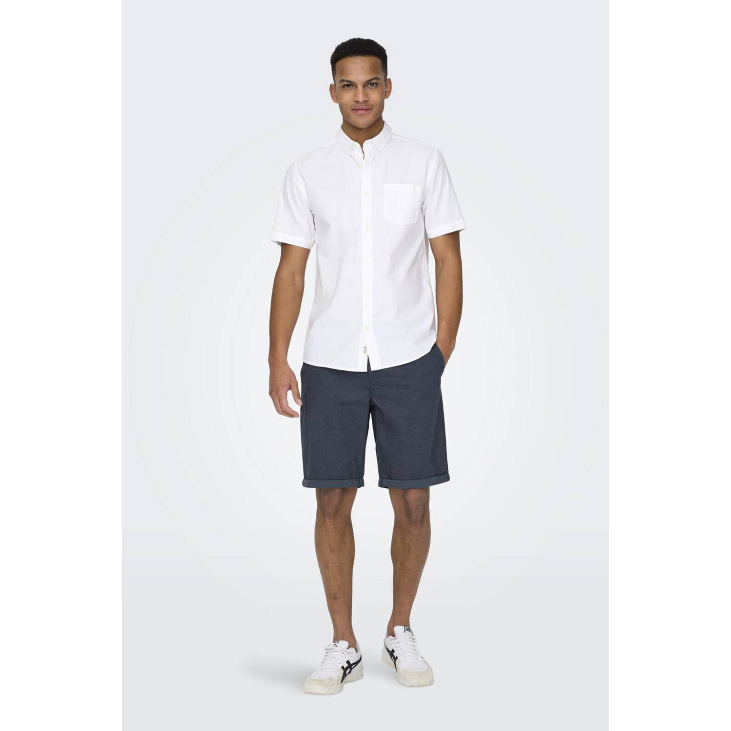 ONLY & SONS regular chino short violet