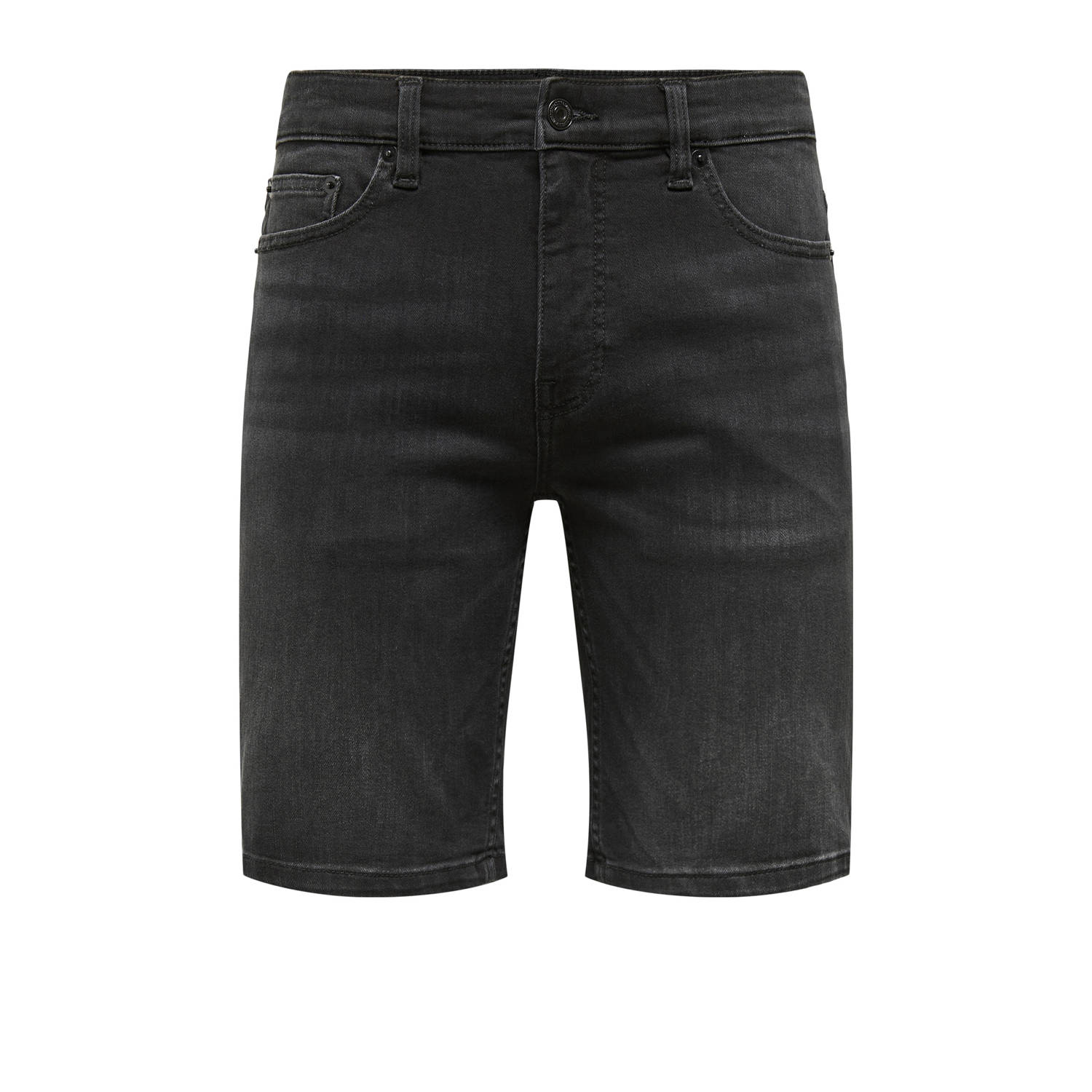 ONLY & SONS denim regular short ONSWEFT black denim
