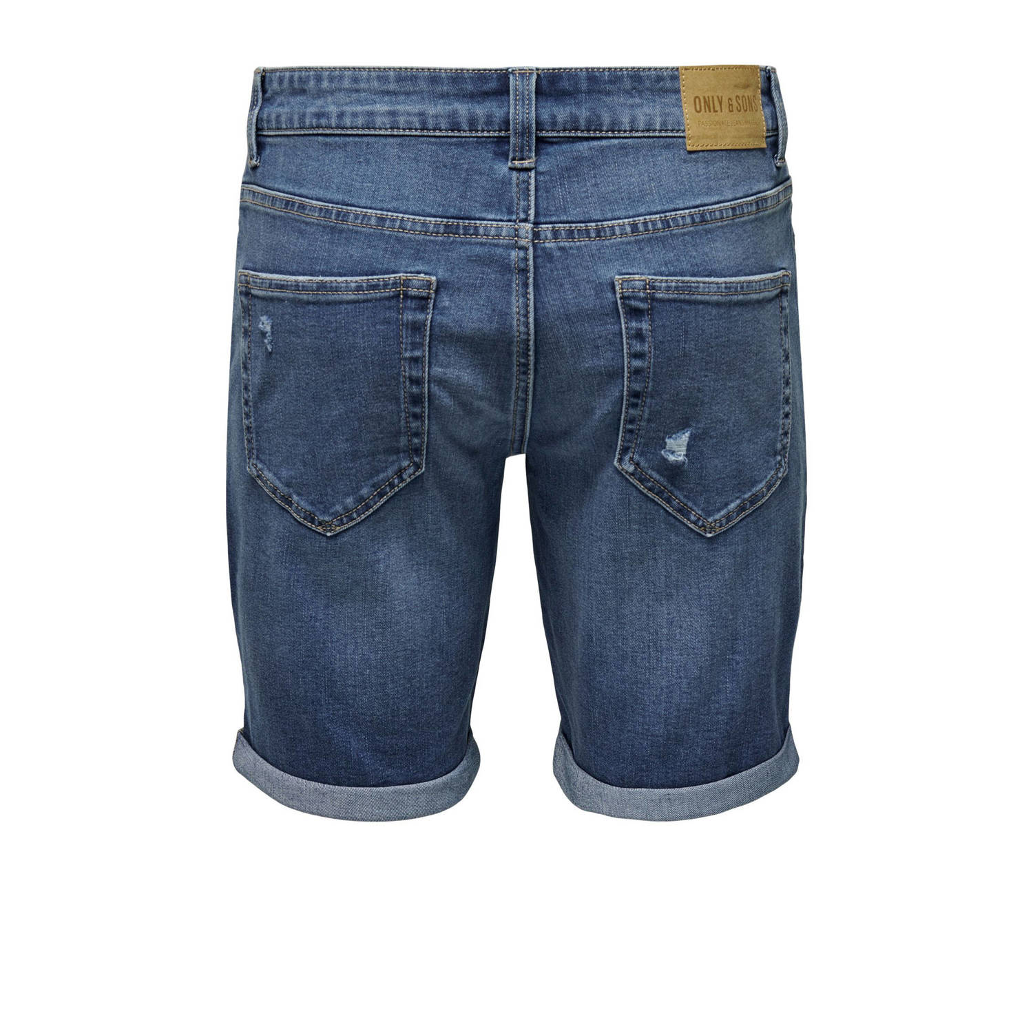 ONLY & SONS regular denim short ONSPLY medium blue