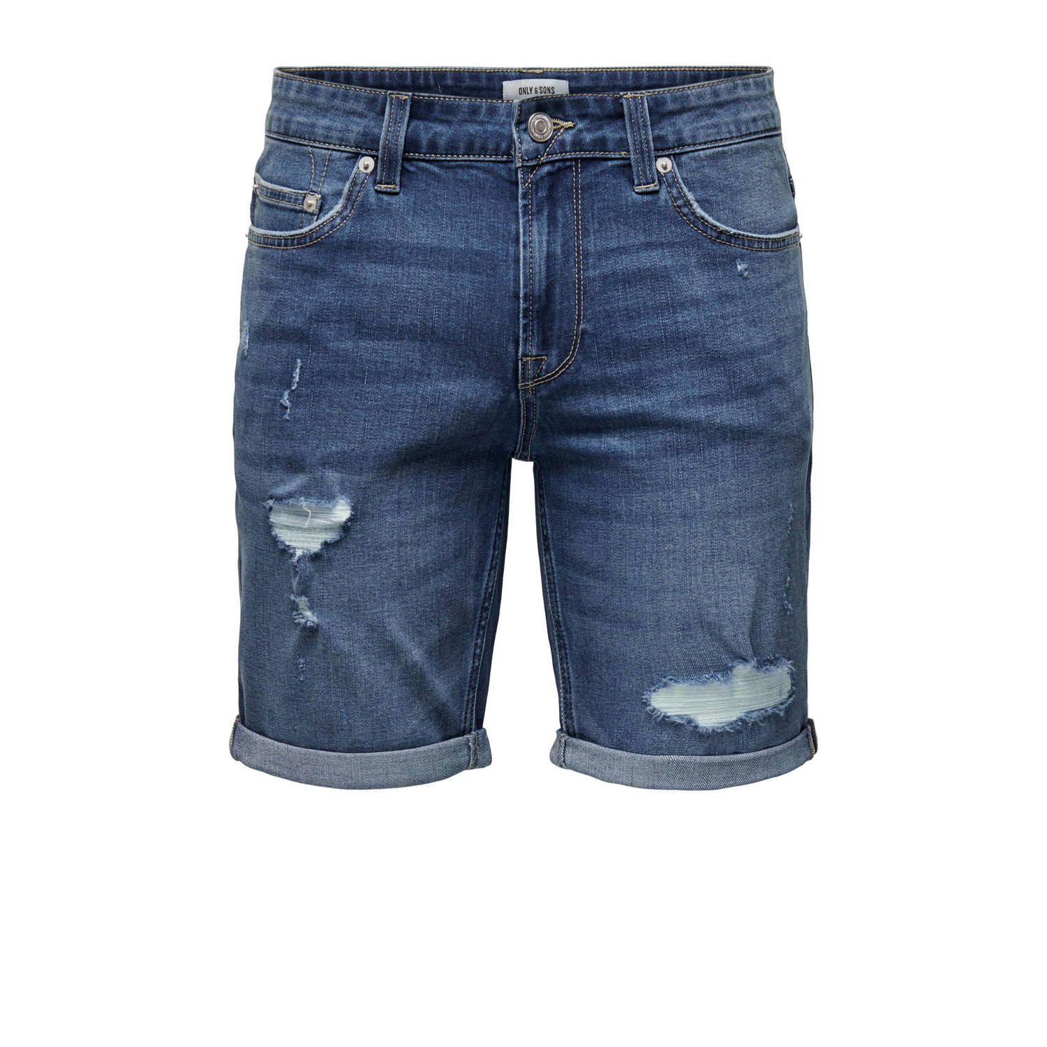 ONLY & SONS regular denim short ONSPLY medium blue