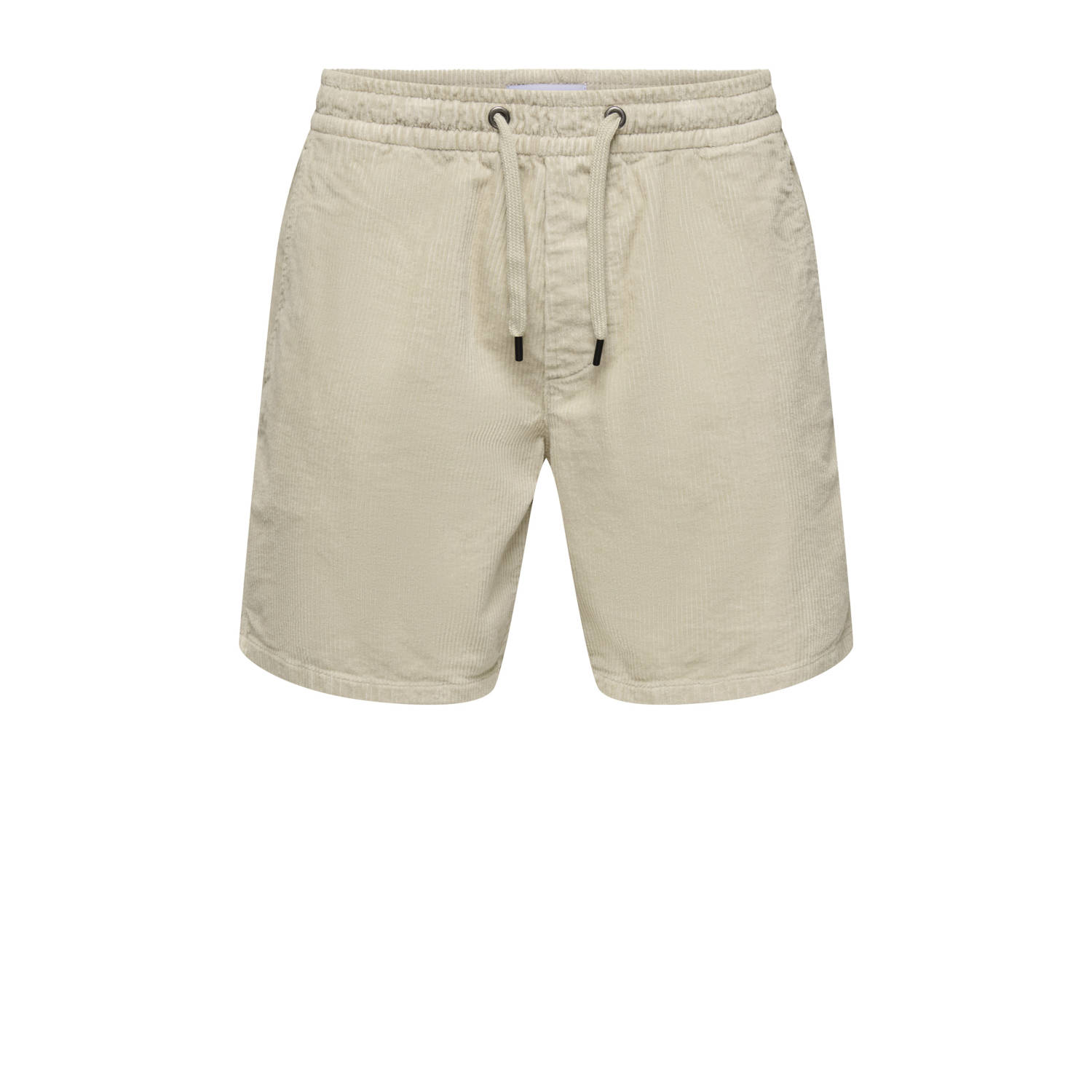 ONLY & SONS corduroy regular casual short beige