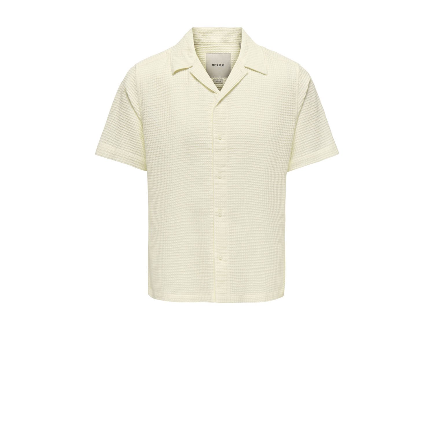 Only & Sons Regular fit vrijetijdsoverhemd van puur katoen