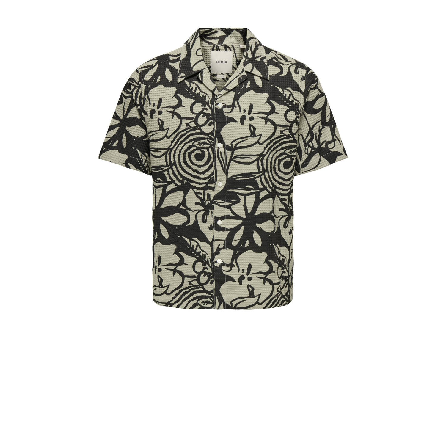 Only & Sons Regular fit vrijetijdsoverhemd van puur katoen