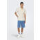 ONLY & SONS regular polo met textuur ecru