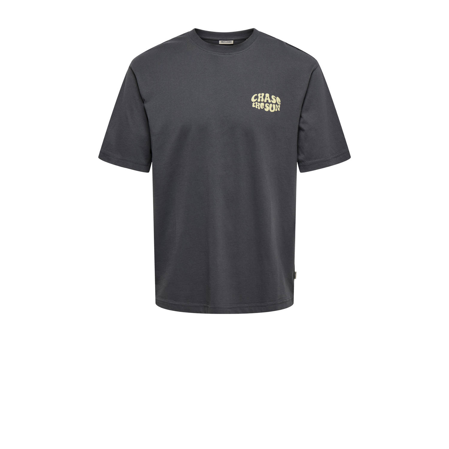 ONLY & SONS T-shirt grijs