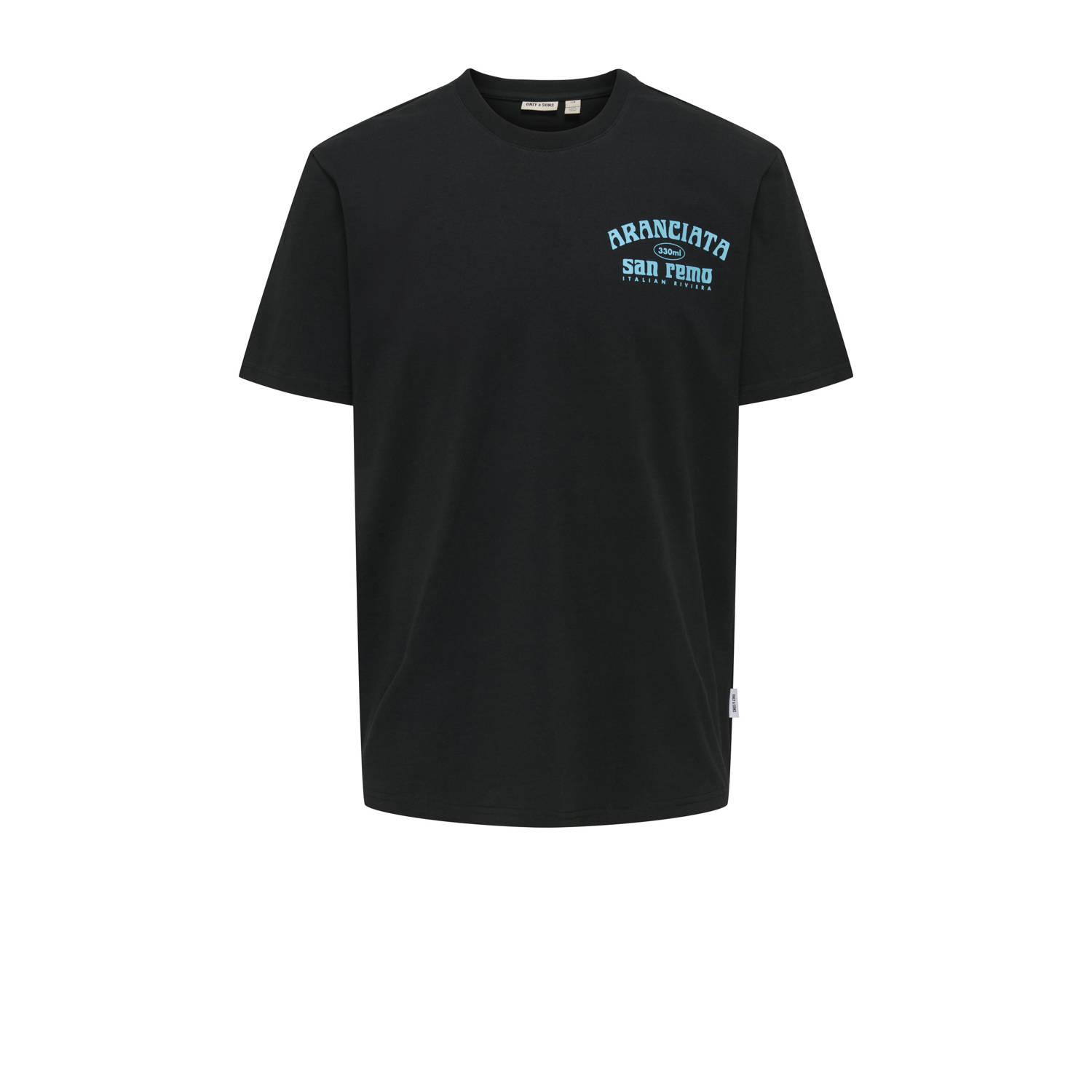ONLY & SONS T-shirt zwart