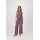 Zusss straight regular waist broek donkerrood
