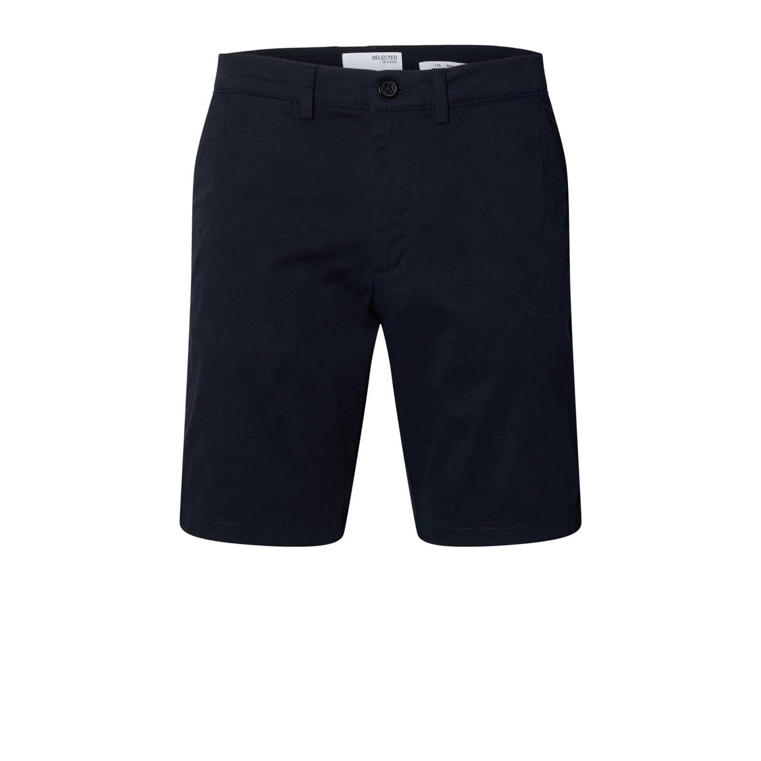 SELECTED HOMME slim bermuda short SLHSLIM-MILES donkerblauw