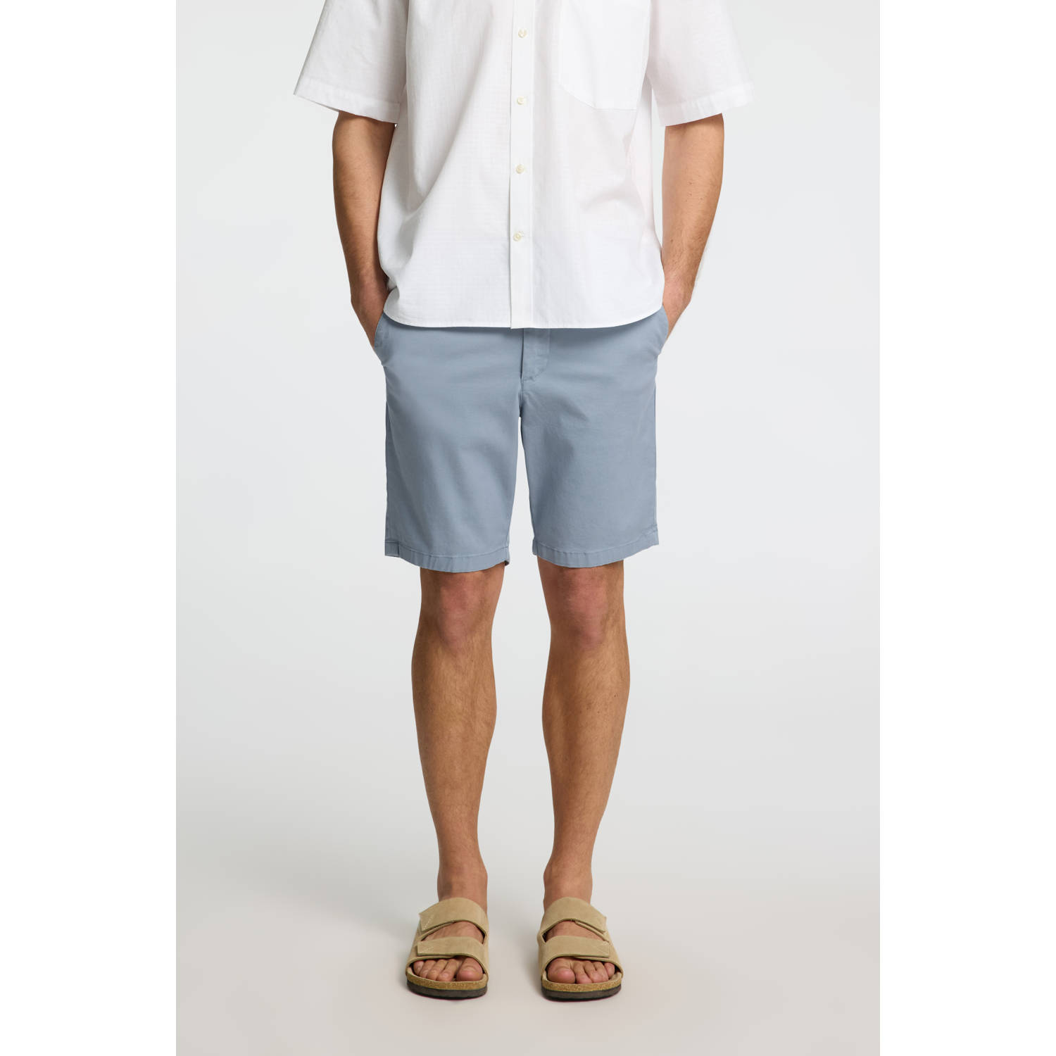 SELECTED HOMME slim bermuda short blauw