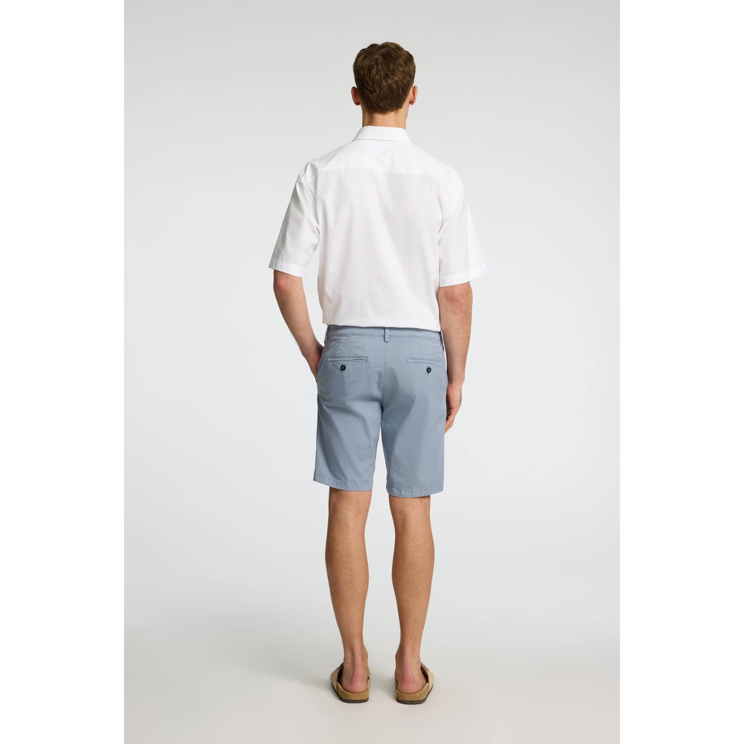 SELECTED HOMME slim bermuda short SLHSLIM-MILES blauw