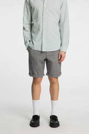 slim chino short SLHSLIM-LUTON grijs