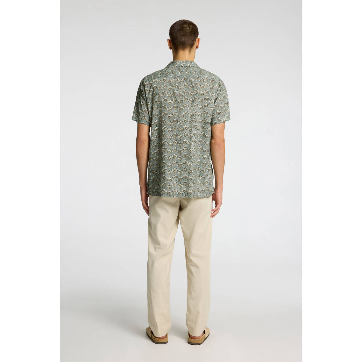 SELECTED HOMME casual overhemd groen