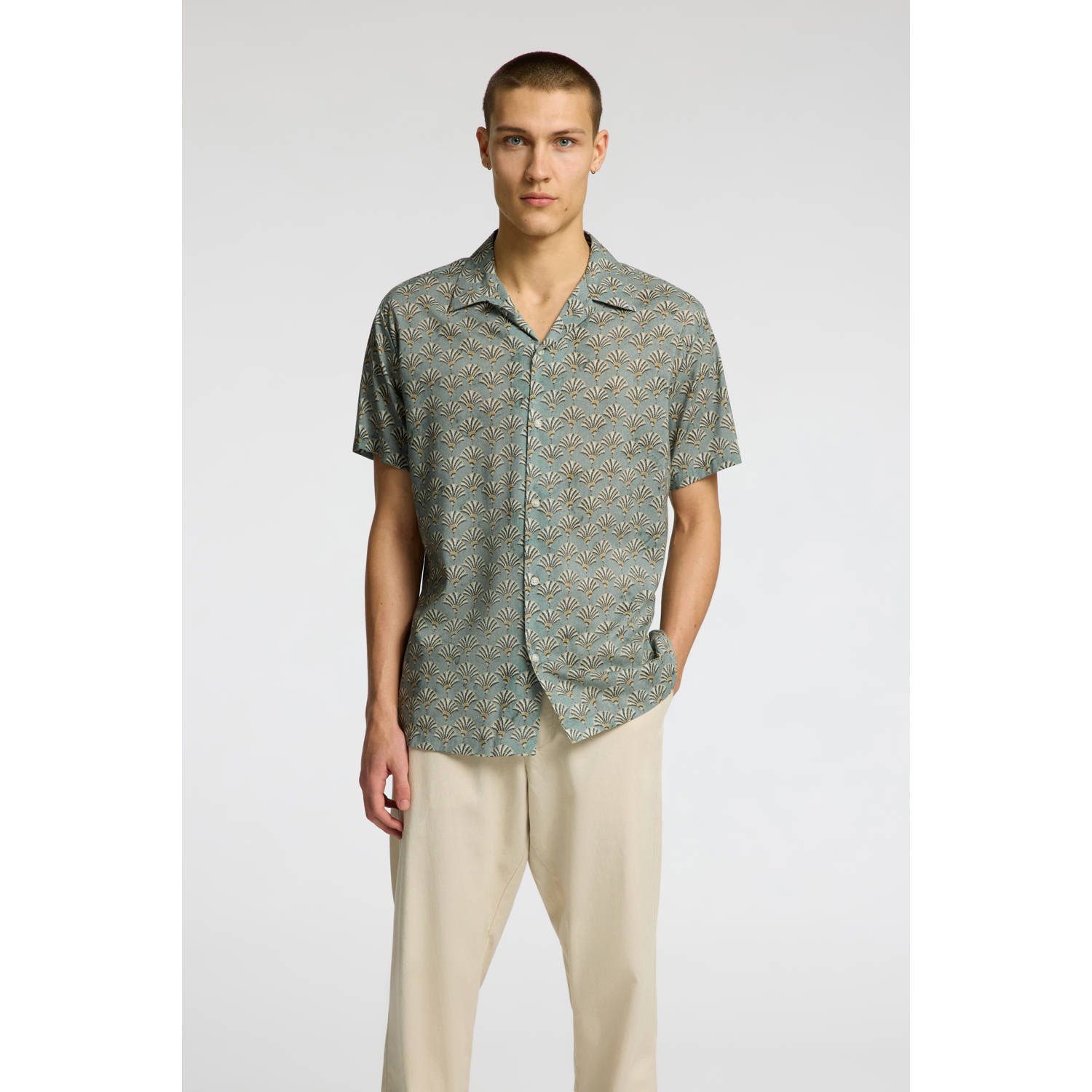 Selected Homme Vrijetijdsoverhemd met knoopsluiting