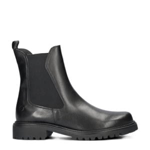 leren chelsea boots zwart