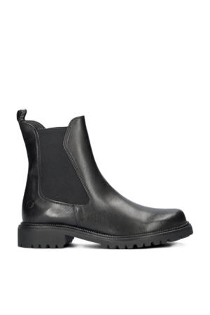 leren chelsea boots zwart
