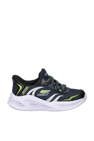 Hands Free Slip-In S-Lights sneakers met lichtjes donkerblauw