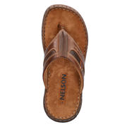 thumbnail: Nelson leren teenslippers cognac