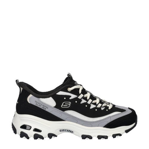 Skechers Hands Free Slip-Ins D'Lites chunky sneakers zwart afbeelding