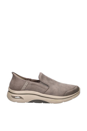 Hands Free Slip-Ins Go Walk Arch FIt sneakers taupe