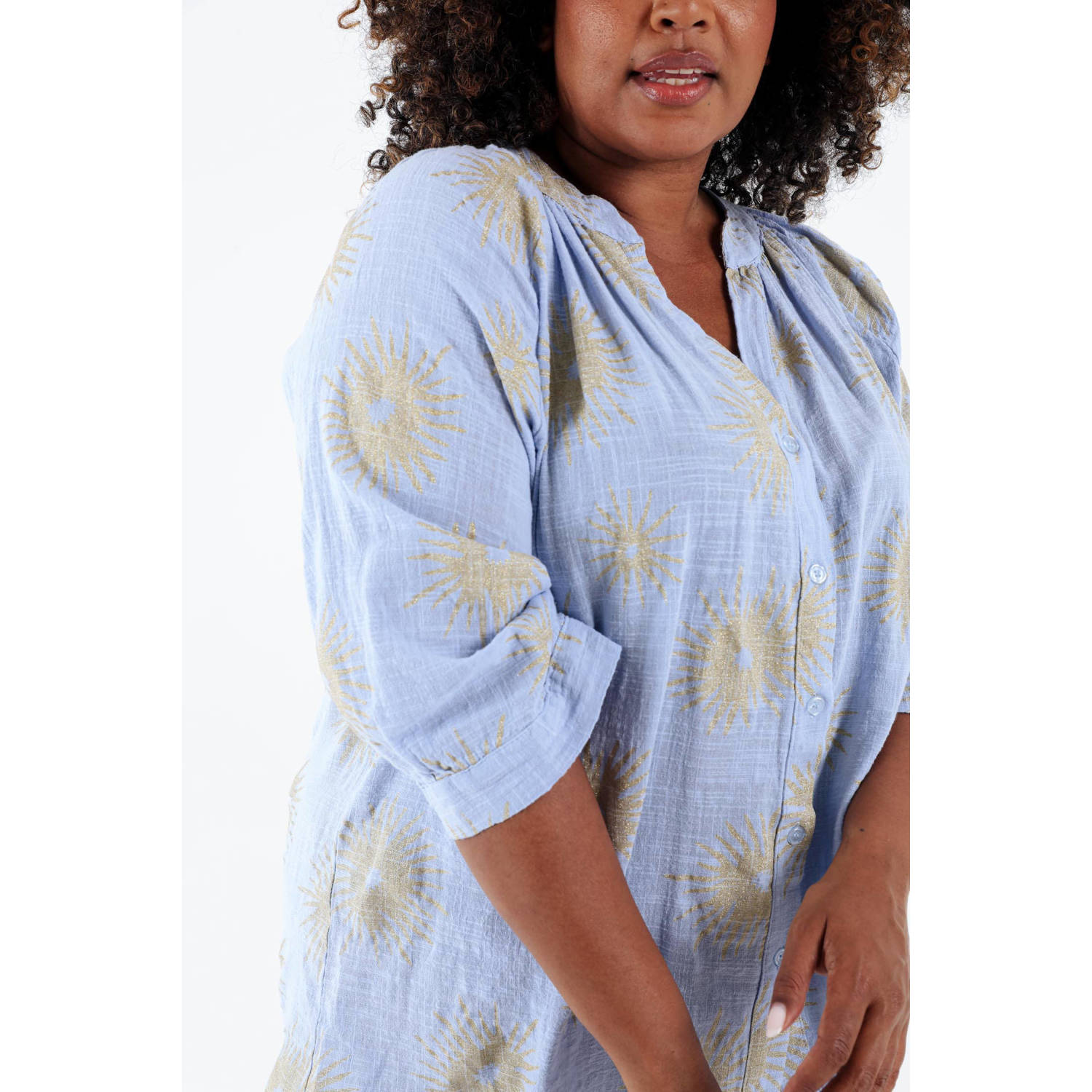 Paprika blouse lichtblauw