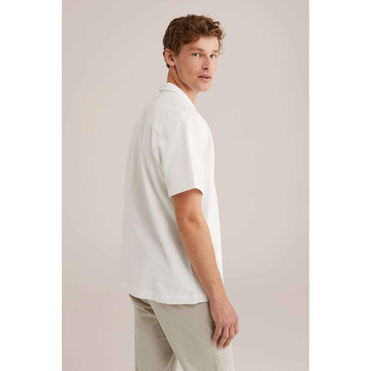 WE Fashion casual overhemd ecru