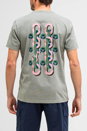 T-shirt grijsgroen