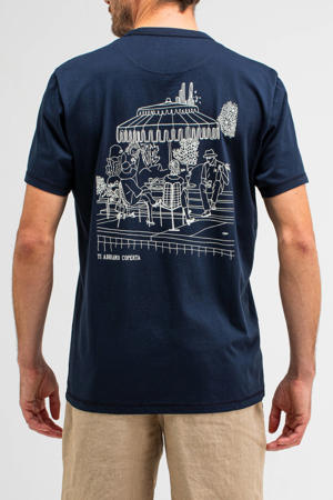T-shirt donkerblauw