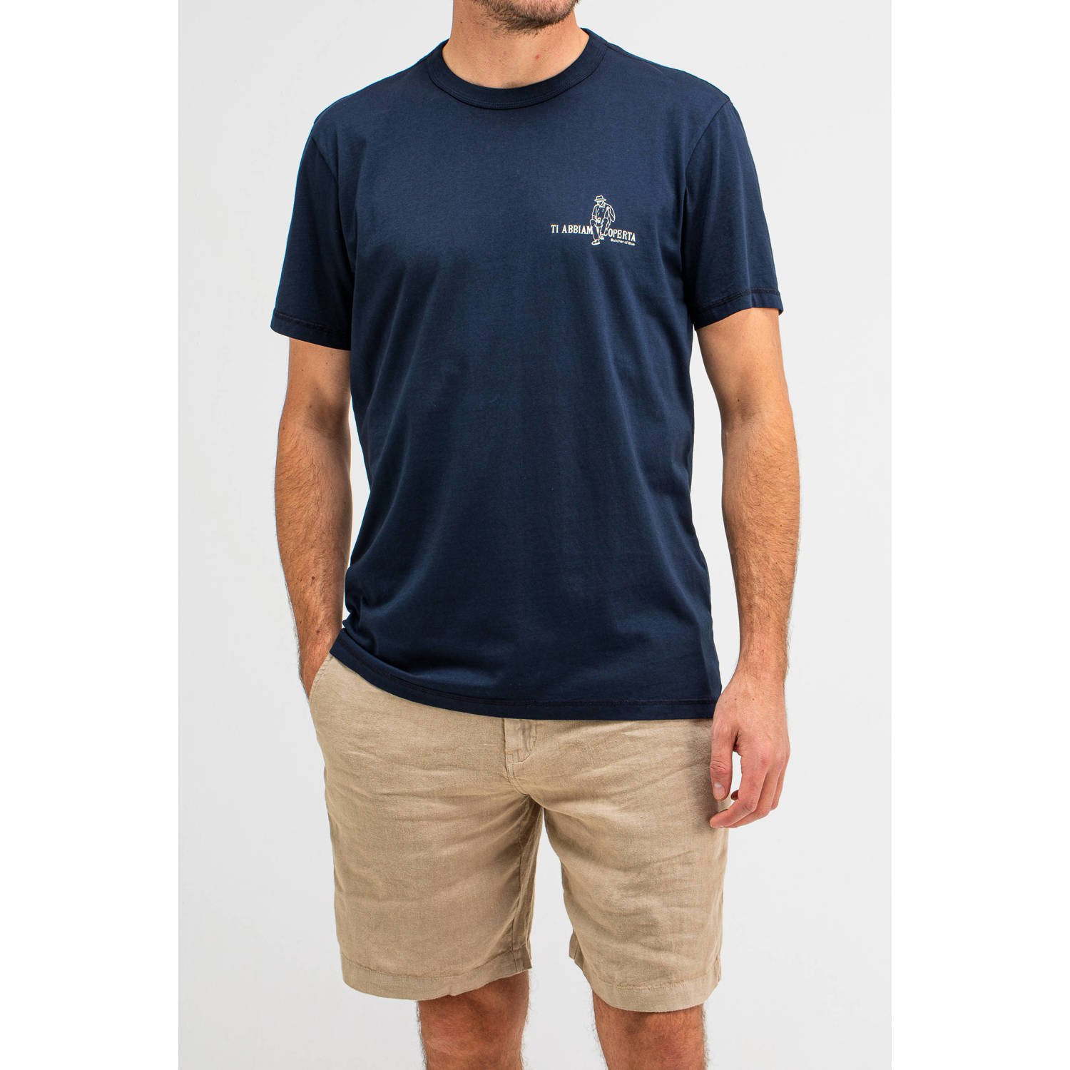 Butcher of Blue T-shirt donkerblauw