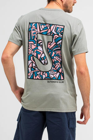 T-shirt grijsgroen